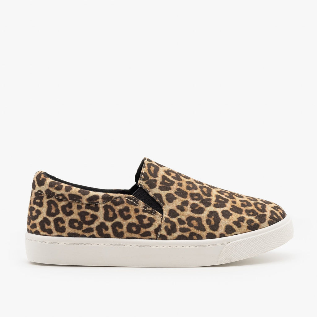 soda cheetah slip on shoes