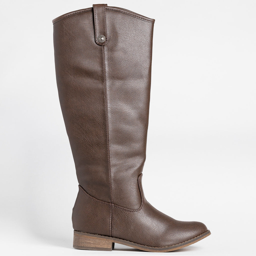 faux leather boots womens