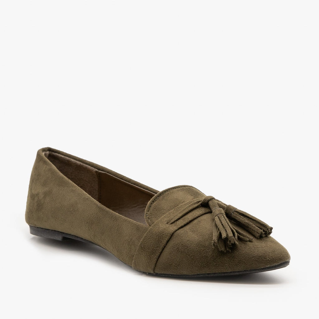 Tassel Loafer Flats - Refresh Shoes 