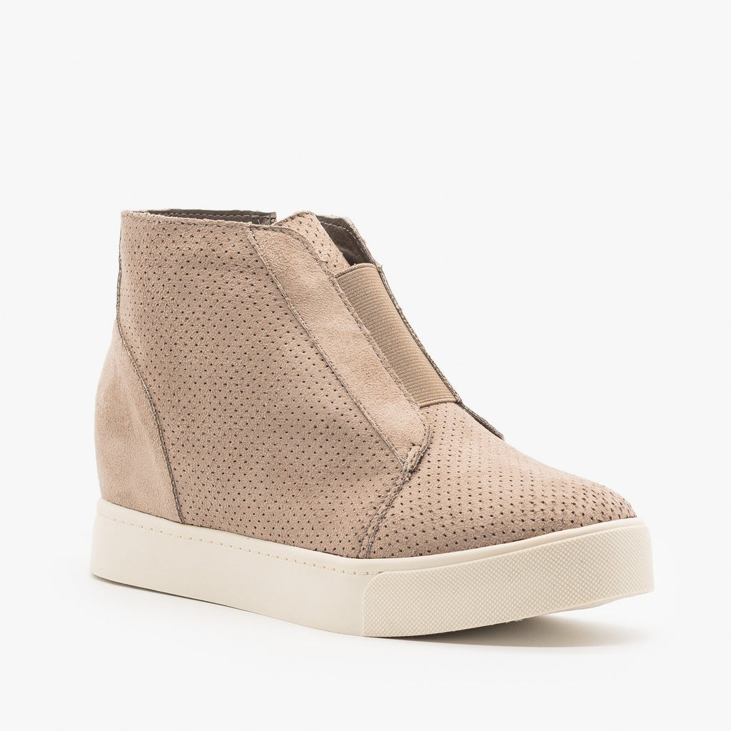 wedge ankle sneakers