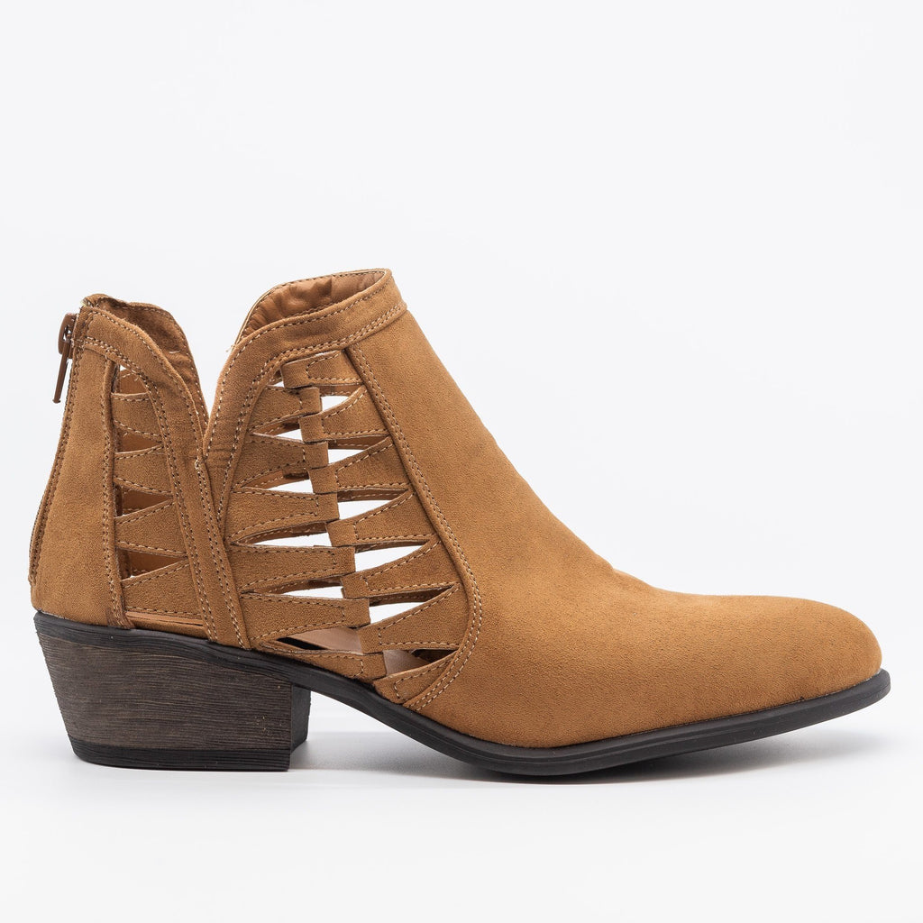 ankle boots tan womens