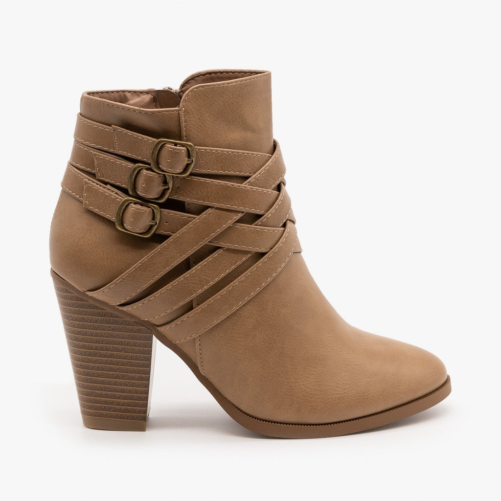 taupe high heel boots