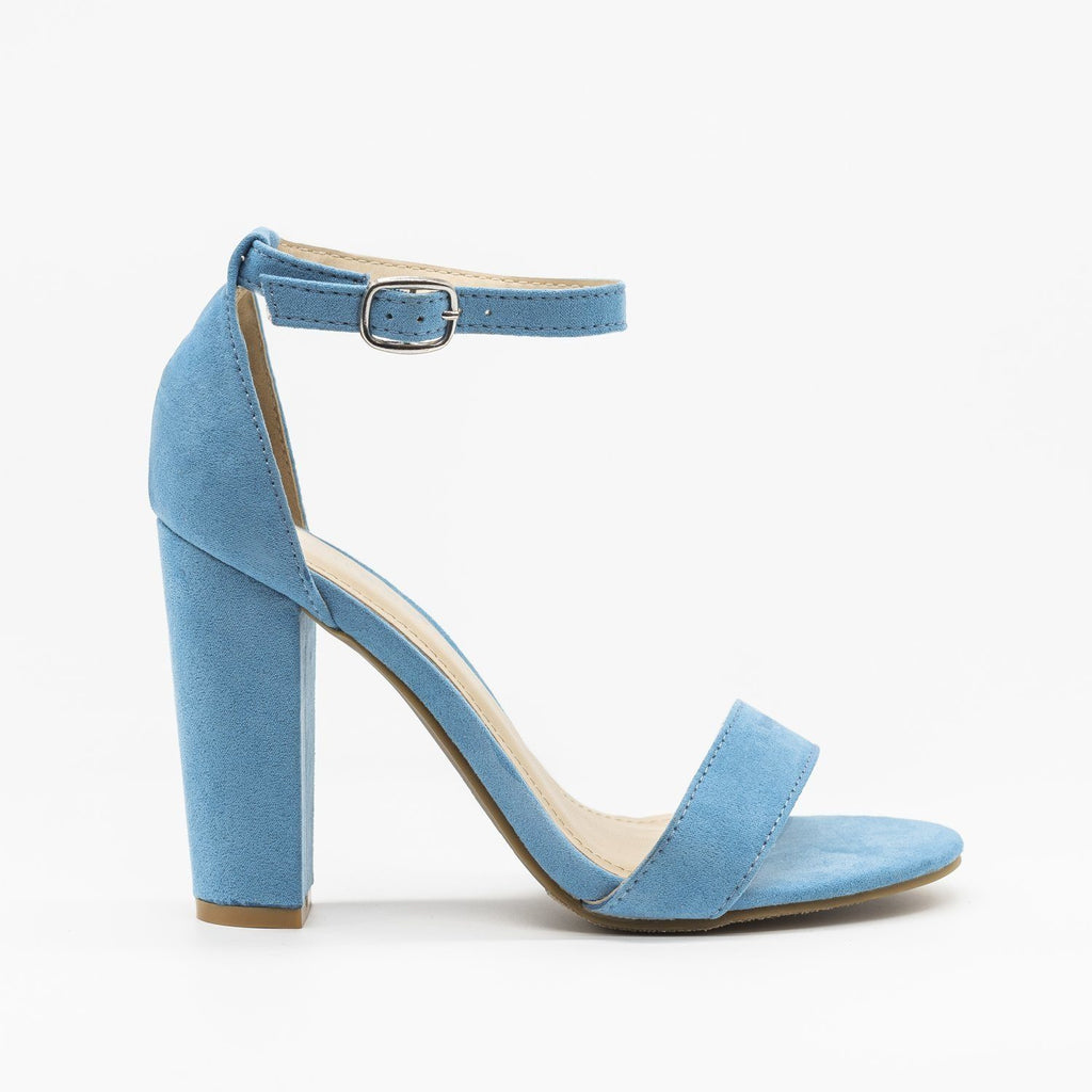 light blue heels for women