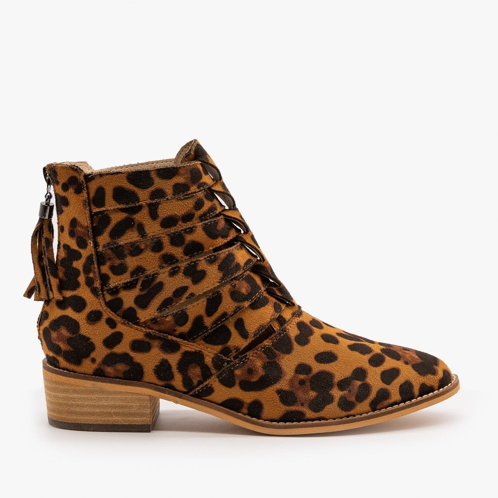 leopard print girl shoes