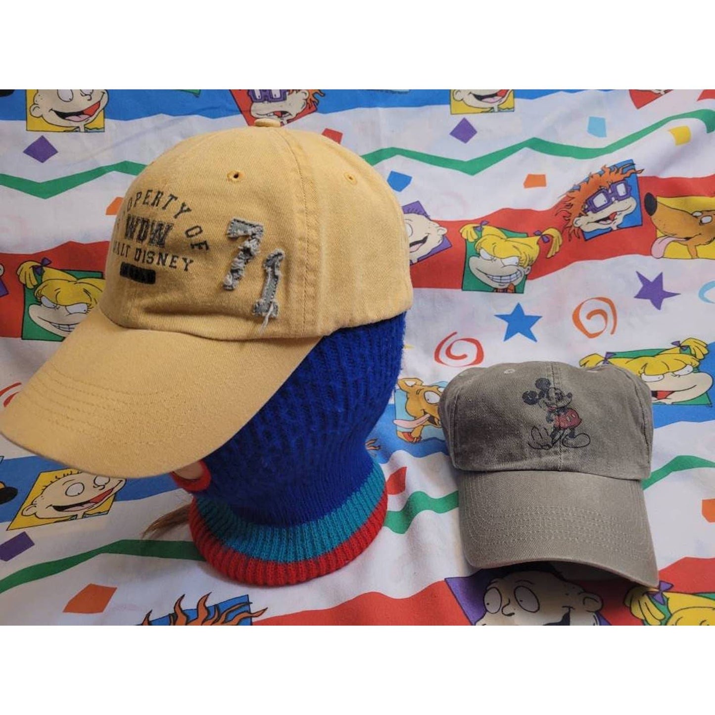 Vtg Mickey Mouse x Walt Disney World Dad Hat lot bundle