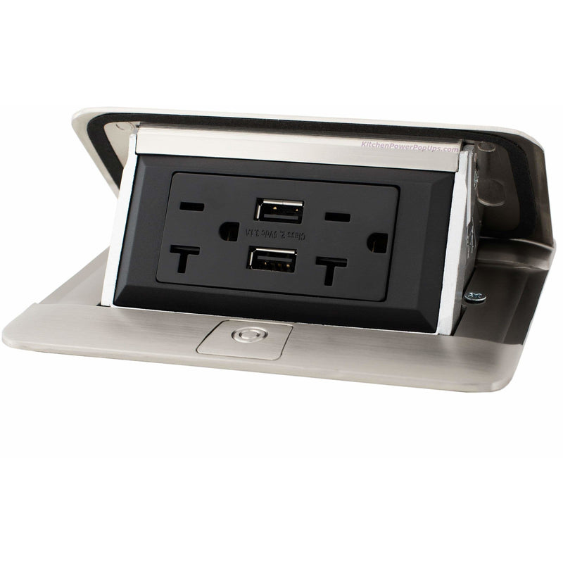 Legrand Wiremold Kitchen Counter Pop Up 20a Usb Plug Outlet