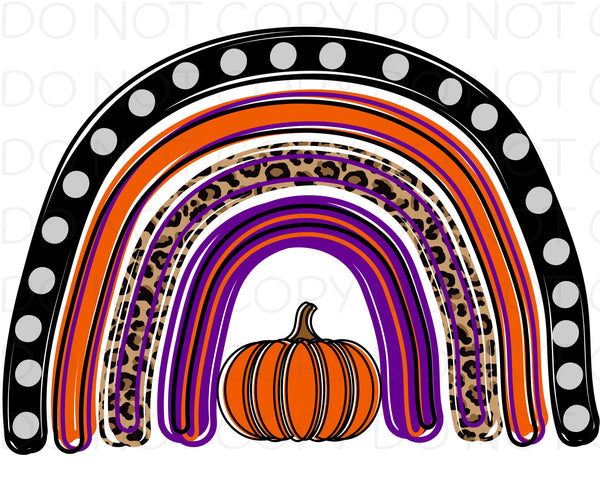 Halloween Rainbow - Dye Sub Heat Transfer Sheet