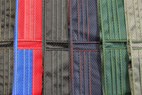 Carbon Fiber Wallet Contrast Stitching