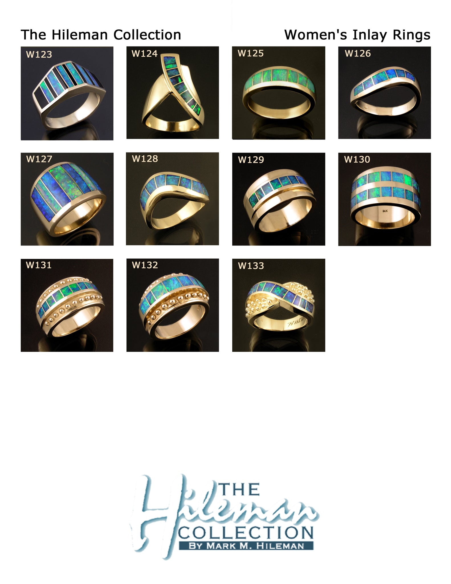 Australian opal rings for women by The Hileman Collection
