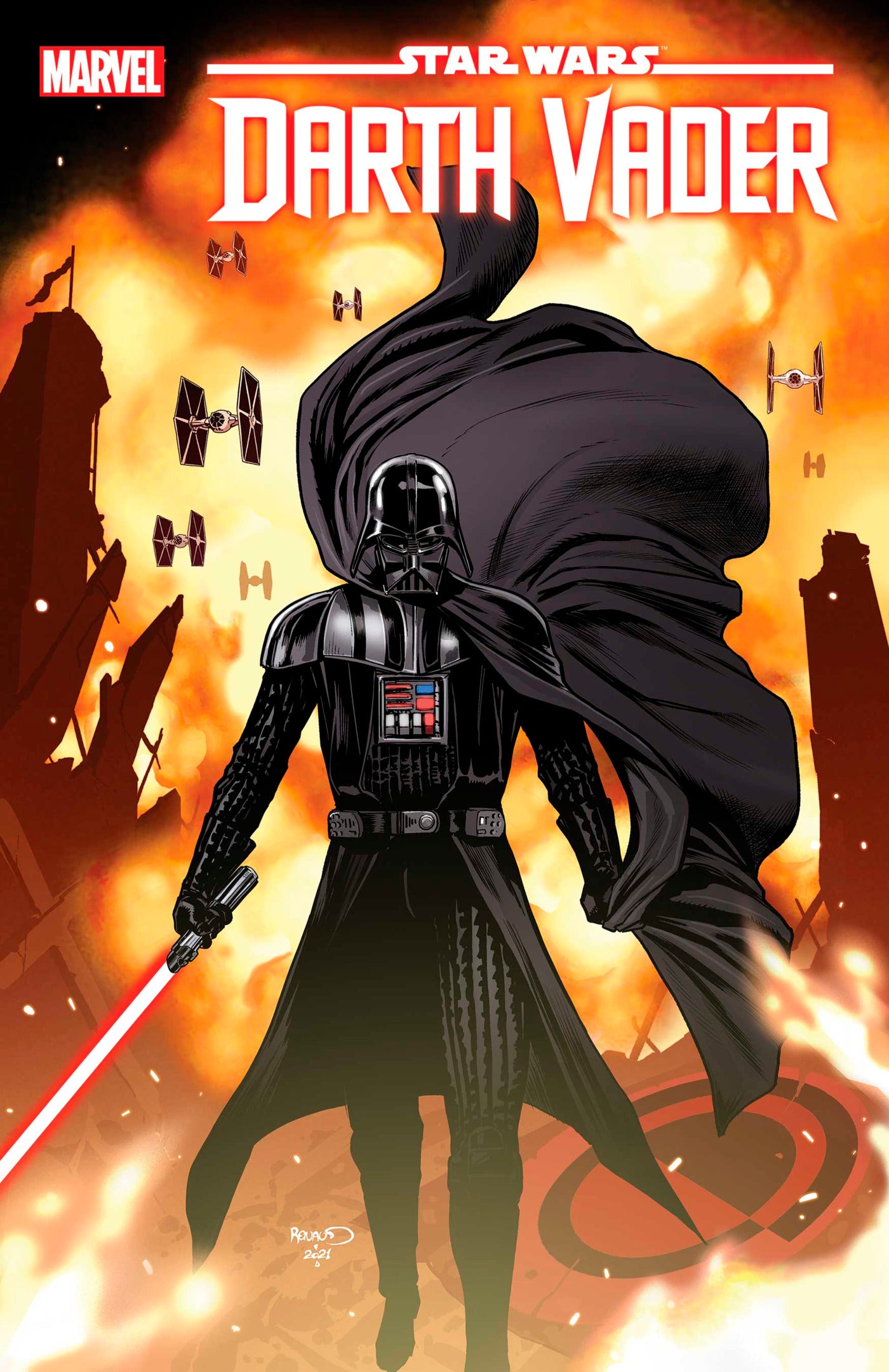 Hollywood licentie Kolonel Star Wars Darth Vader #22 A Paul Renaud Greg Pak (04/13/2022) Marvel –  Golden Apple Comics