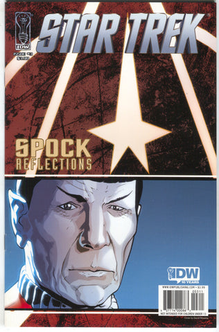 Star Trek Spock Reflections 3 A IDW 2009 NM David Messina