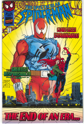 Spectacular Spider-Man 229 Marvel 1995 NM+ 9.6 Newsstand Greatest Responsibilty 3