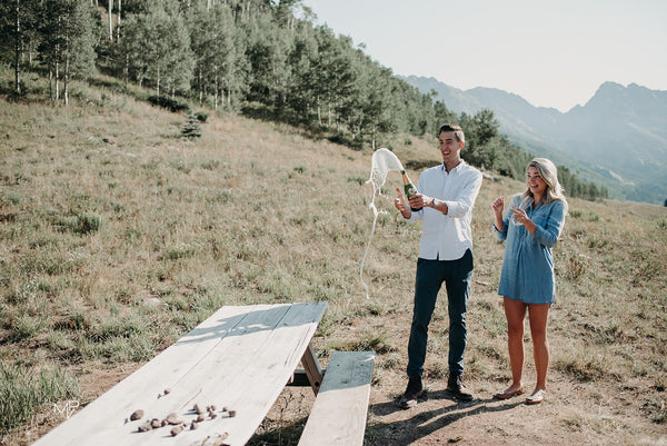 The Yes Girls, The Box Sock, Vail Proposal, Vail CO, Colorado Proposal, Canoe Proposal, Piney River Ranch