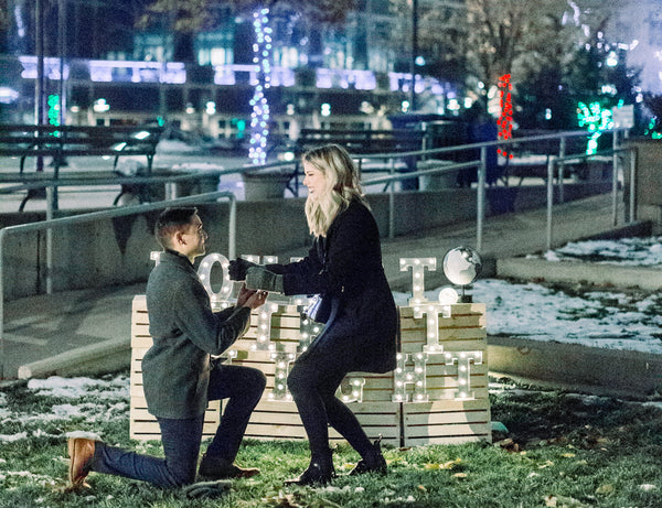 Salt Lake City proposal, Salt Lake City, Love at first flight, Flight proposal, The Yes girls events, the box sock, winter proposal, holiday proposal 