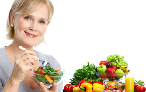 woman taking healthy diet