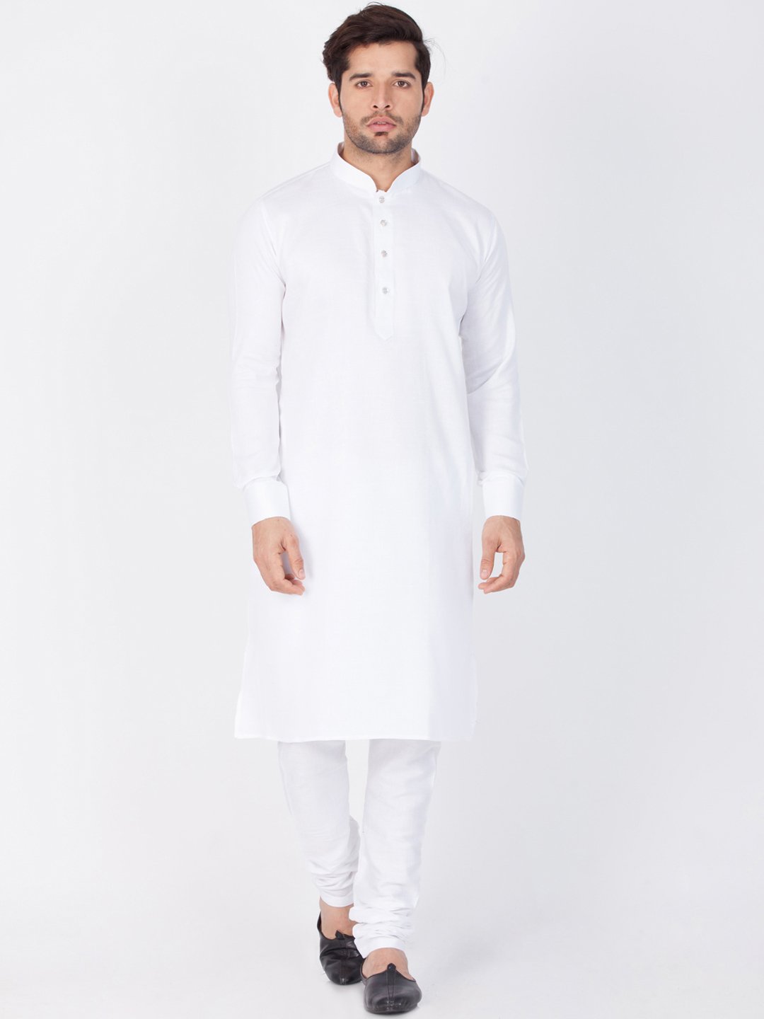 White Straight Kurta Pyjama – Zeodra Fashion