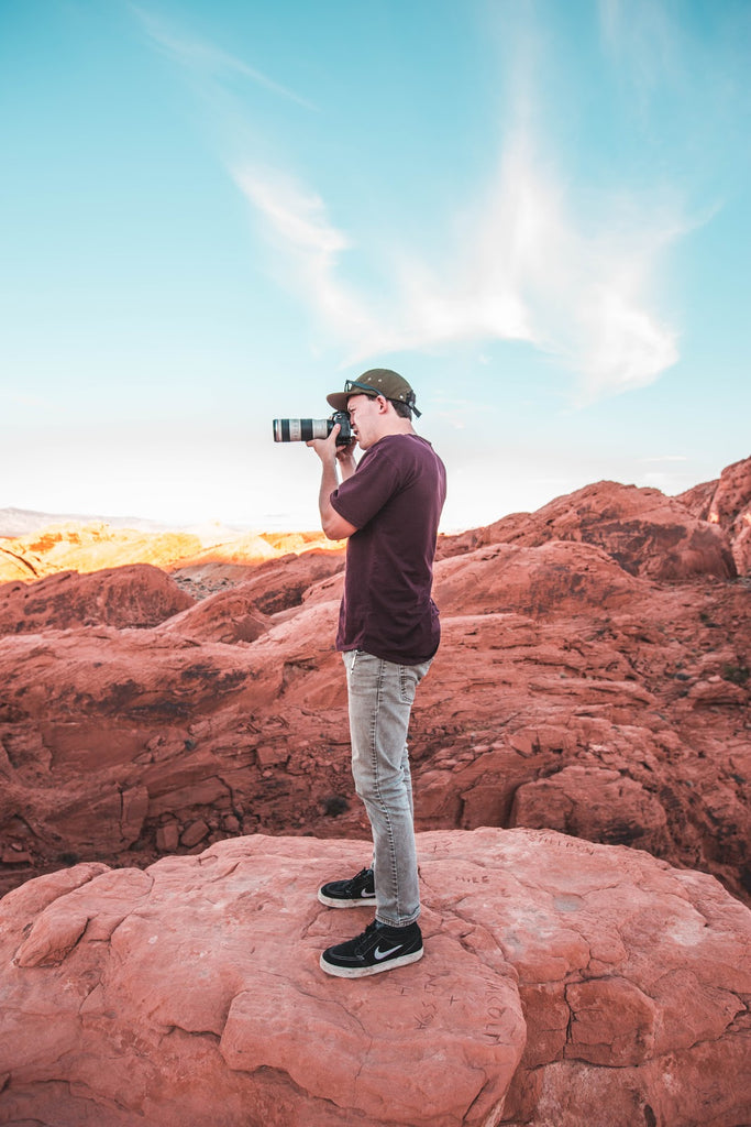 Photos at sunset valley of fire adventure USA travel