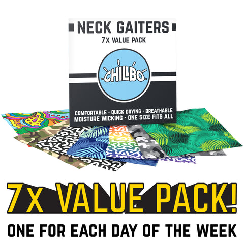 Neck Gaiters 7x Value Pack