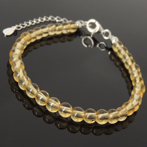 Natural Handmade Citrine Gemstone Bracelet