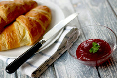 Croissants with jelly