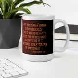 satans cup a ceramic coffee mug celebrating pope clement VIII blessing of the coffee bean
