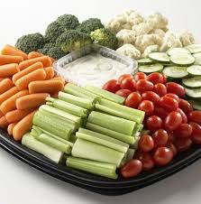 easy store bought veggie tray for easy party planning