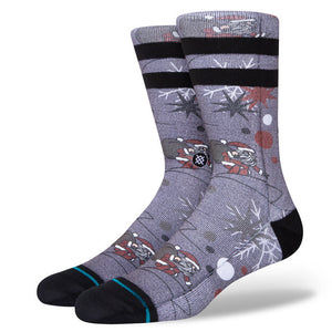 Stance Shredding Santa Socks-Black