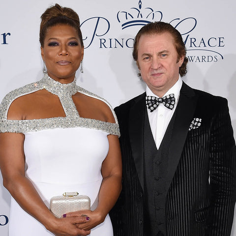 Queen Latifah and Alex Soldier attend the 2016 Princess Grace Awards Gala. Earrings by Alex Soldier.