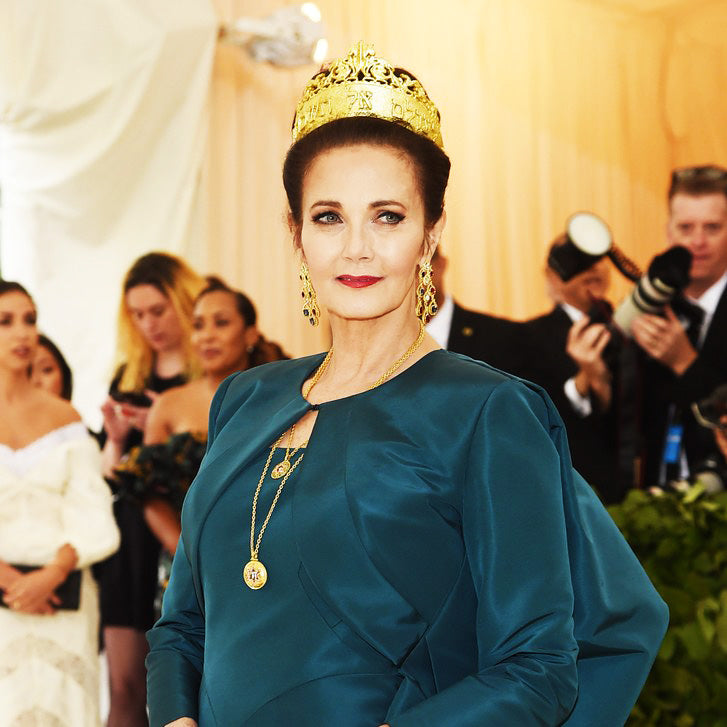 Lynda Carter Shines In Alex Soldier At The Met Gala