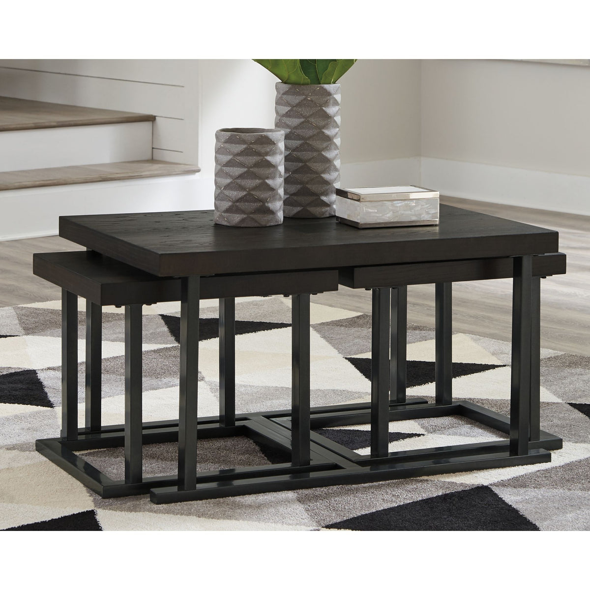 ashley airdon coffee table set