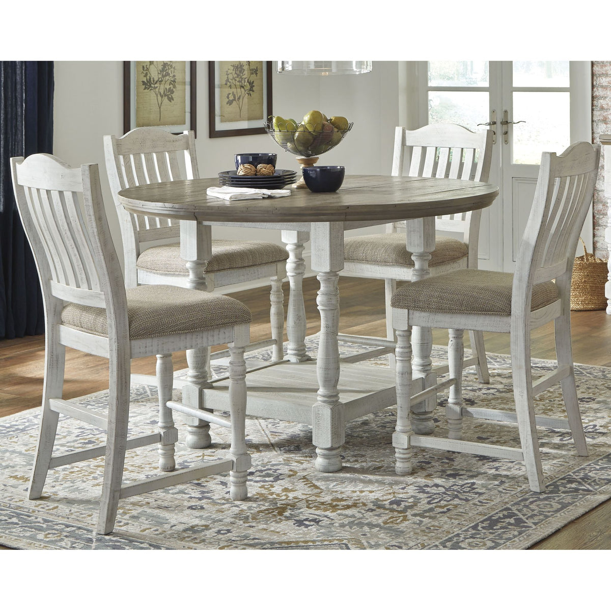 round counter height dining room sets