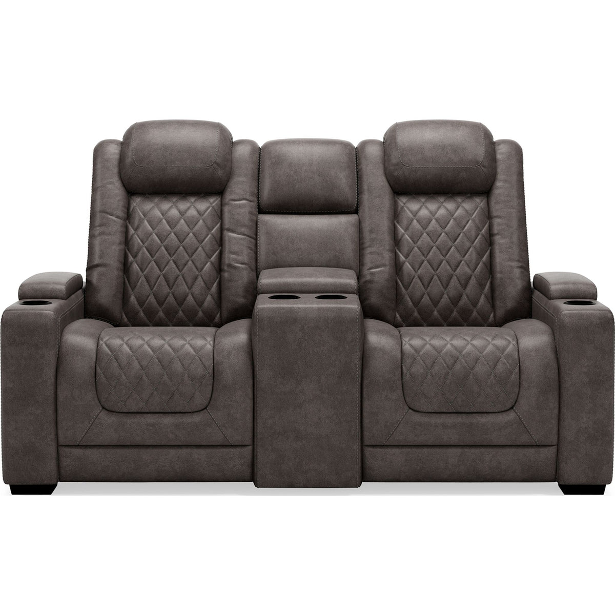 hyllmont power reclining loveseat with console