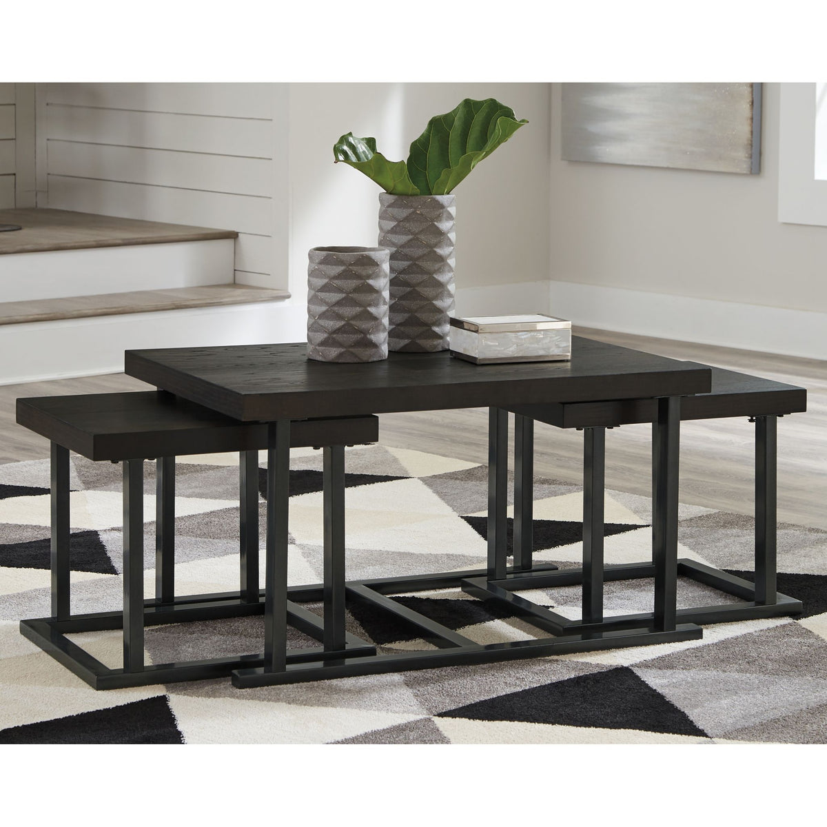 ashley airdon coffee table set