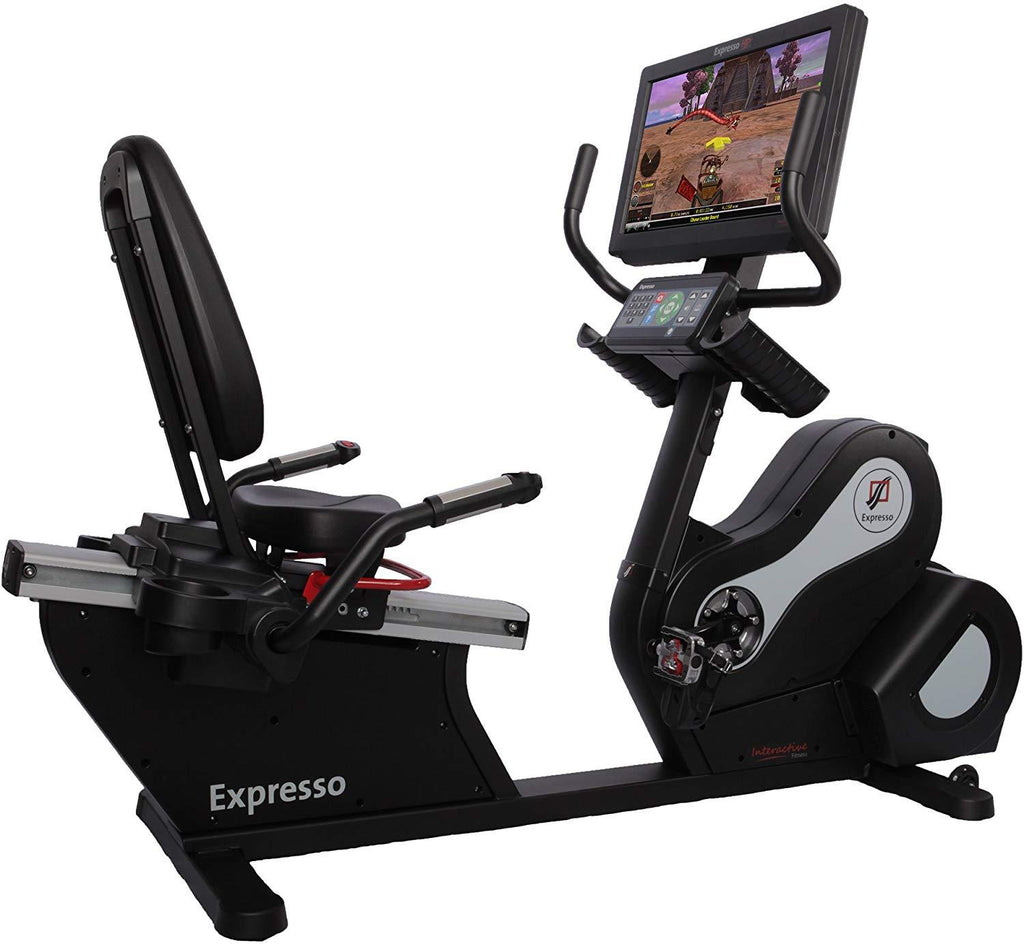 exercise bike with screen