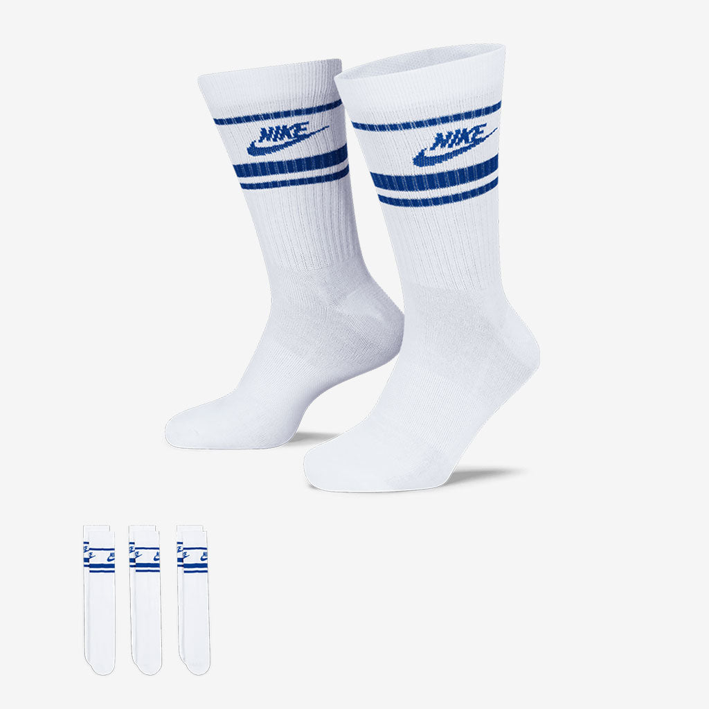 nike sb socks everyday essential (white/game royal) – Amigos Skate Shop