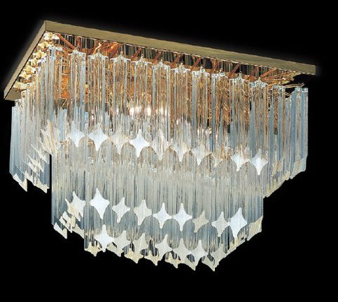 24 carat gold framed prism light in several colours