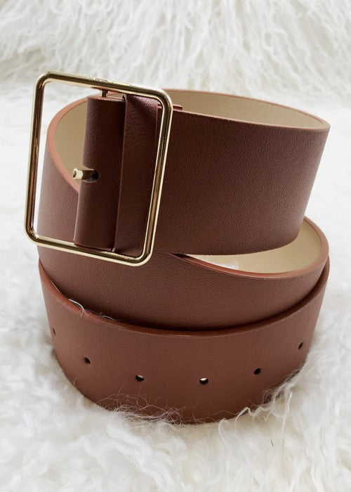 Wide Leather Belt