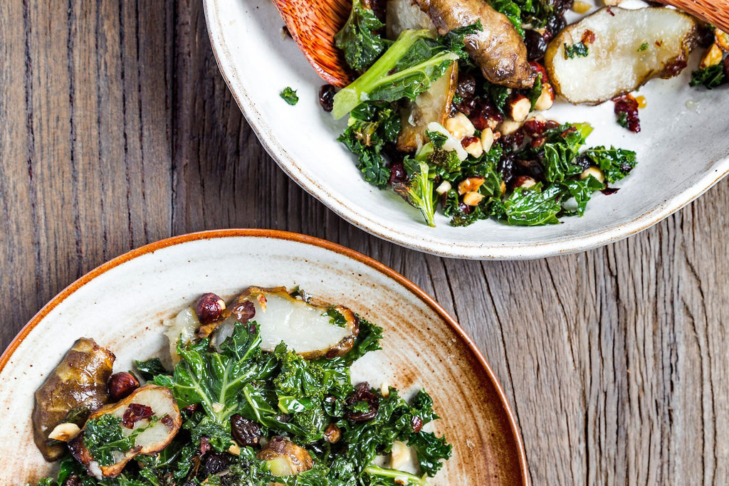 https://deliciouslyella.com/2018/01/16/roasted-jerusalem-artichoke-hazelnut-kale-salad/