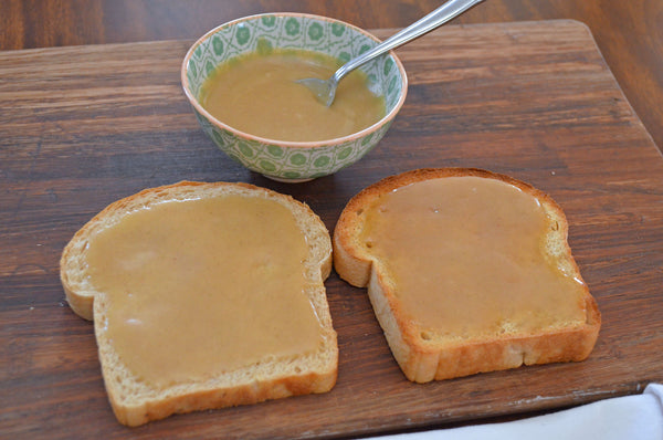 Honey Butter on Bread and Toast