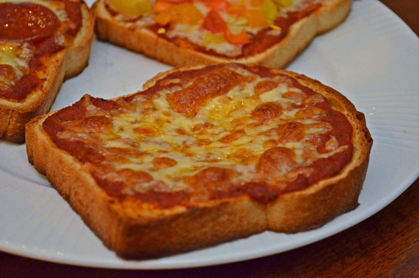 Father Time Pizza Toast Slice