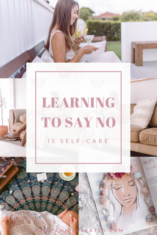saying no is self-care