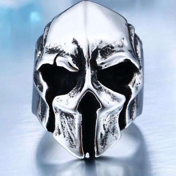 biker skull rings