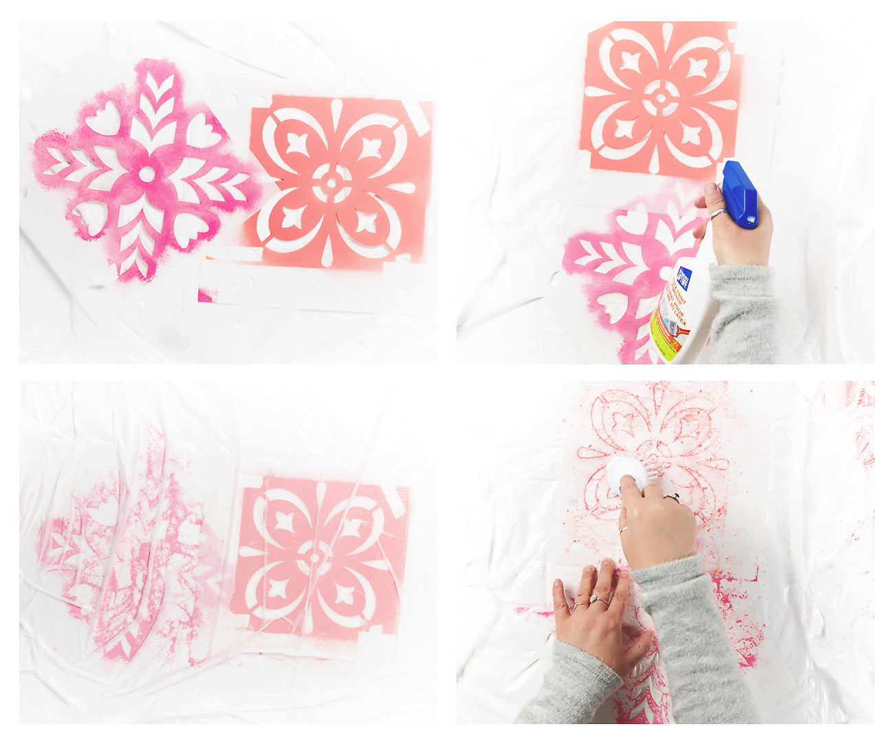 how to clean stencil