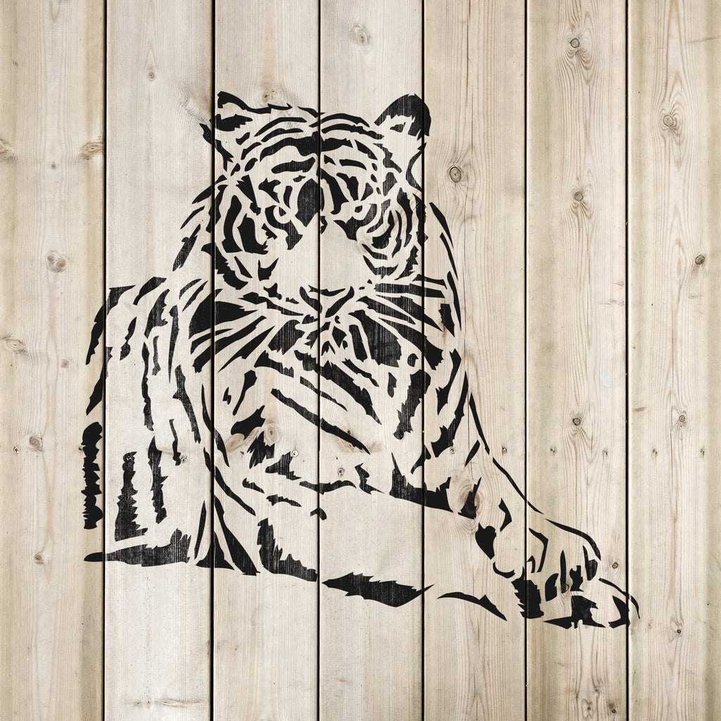 tiger-stencil-detailed-laser-cut-stencil-of-a-fierce-tiger-stencil