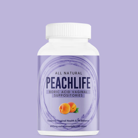 Peachlife INC Boric Acid Vaginal Suppositories for Yeast Infections