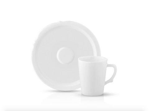 White ceramics coffee cups