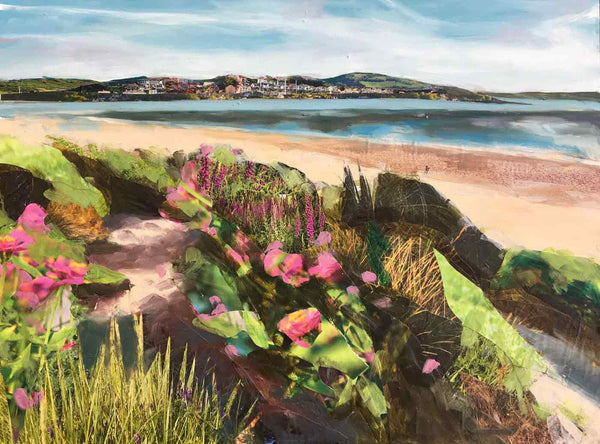 Local art scene of Instow, a North Devon beach 