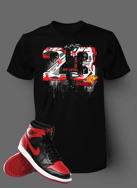 jordan 1 banned t shirt