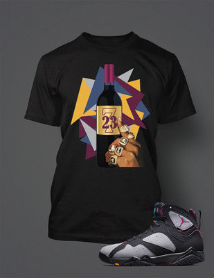 Graphic T Shirt to Match the Retro Air Jordan 7 Hare Shoe