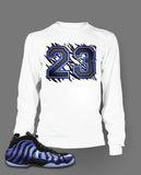 Long Sleeve T Shirt To Match Sharpie Foamposite Shoe - Just Sneaker Tees - 2